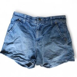 Vintage jordache blue denim shorts Summer Girls Cowgirl Light Wash